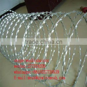 2017 High Quality Galvanized Welded Razor Wire Mesh/Blade Concertina Razor Barbed Wire Export thumbnail-4