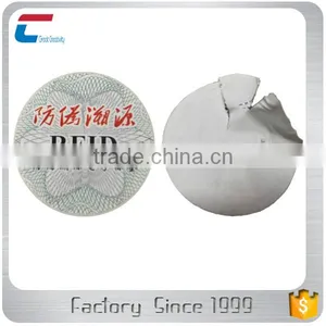 Anti-fake Self Destructive Tamper Proof Disposable Rfid Nfc Antenna Chip Label Tags thumbnail-2