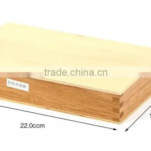 High Quality Wooden Montessori Mathematics Toy Checker Board Colorful Beads thumbnail-6
