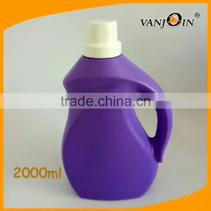 Empty White Plastic 3000ML Laundry Liquid Containers With Screw Cap thumbnail-3