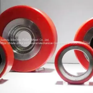 PU Guiding Wheel,polyurethane Rolling Wheel, Automotive Assembly Line Roller, Asrs Logistic Conveyor Steering Wheels thumbnail-1