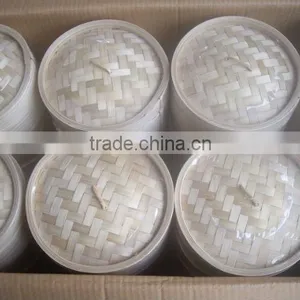 Round Shapenatural Mountain Bamboo Material Food Dumpling Steamer thumbnail-1