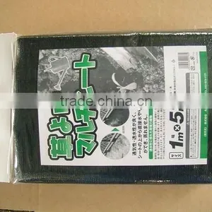 Black pe Woven Vinyl Weed Control Fabric thumbnail-1