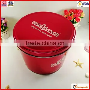 Custom Design Glossy Metal Print Popcorn Tin Packing Cans thumbnail-5
