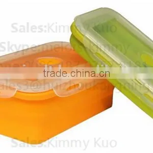 Heat Resistant Airtight Microwave Food Grade Siliconec Food Container thumbnail-2