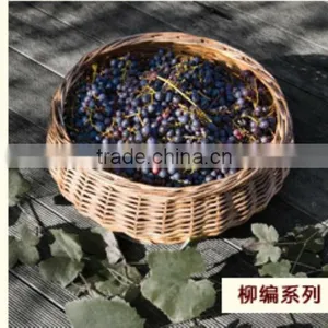 HOT 100%Handmade Natural Willow Flower Baskets Wicker Flower Plant Basket thumbnail-1