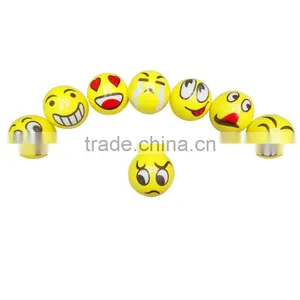 Promtional LED 12 Emoji PVC Child Toys Bouncing Balls thumbnail-1