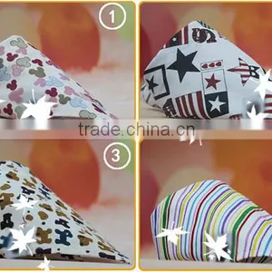 Trangle Cotton Bandana Bibs Wholesale thumbnail-3