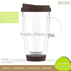 Borosilicate Coffee Glass With Silicone Base thumbnail-6