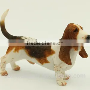 Artificial Resin Basset Hound Dog Statues Statues for Sale thumbnail-5