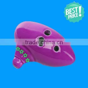 6 Holes New Learners Ceramic Ocarina Flute for Children thumbnail-5
