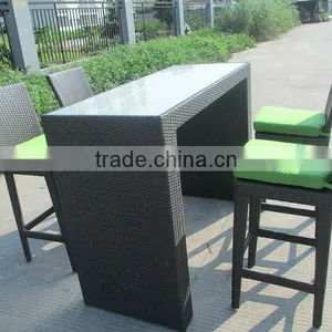 Outdoor Garden Bar Funiture High Bar Table and Stools thumbnail-3