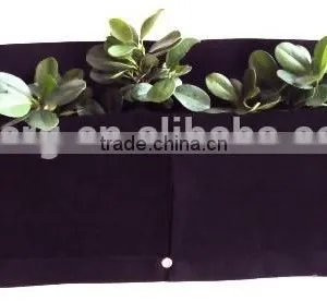 4 Pouch Horizontal Hanging Wall Fabric Pot Container thumbnail-3