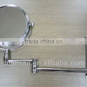 Movable Mirror,Chrome Framed Silver Bath Mirror,Bath Mirror With Shelves thumbnail-2