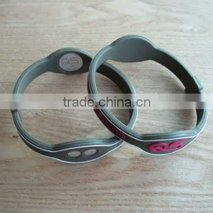 Silicone Wristband Inside 3 Holograms thumbnail-1