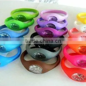 3ATM Ion Silicone Wristband Watch thumbnail-1