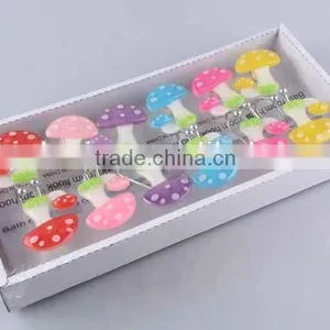 12PC Sucker Type Star Shape /mushroom Shape Plastic Hook thumbnail-3