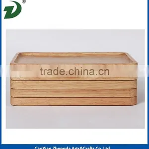 Light Weight Cheap Paulownia Wooden Box Tray thumbnail-5
