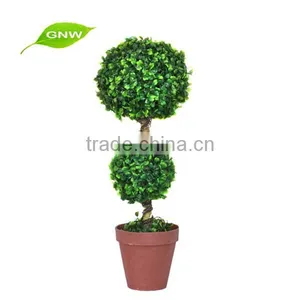 GNW BOX1040 China Supplier Artificial Topiary Ball Tree UV Plastice Leaves 1.5m High thumbnail-1