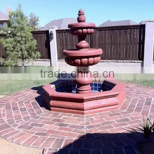 Four Tiers Fountain Home Decor Stone Garden Cantera Stone Fountains thumbnail-3