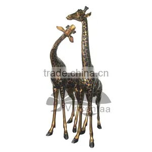 High Quality Brass Giraffe Statue VSL-063 thumbnail-5