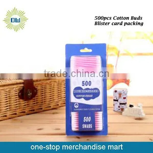 High Quality Plastic Stick Colorful Cotton Buds thumbnail-1