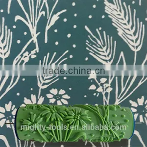 2017 Hot Sale Rubber Roller Pattern Texture Paint Rubber Roller thumbnail-1