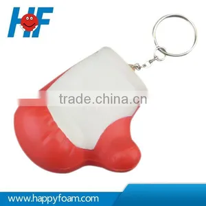 Promotional Mini PU Stress Glove With Keychain thumbnail-1
