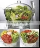 Cold Bowl on Ice,salad Bowl on Ice,Keep Fresh Salad Bowl,salad Set, thumbnail-1