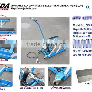 1500lb Atv/Motorcycle Lift Jack Motor LiftJack Garage Tool With Air Pump thumbnail-1