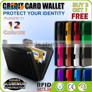 Aluminium Metal Pocket Business Credit Card Wallet Holder Case Box thumbnail-1
