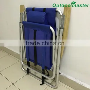 Outdoor Lightweight Beach Backpack Blue Camping Chair Foldable thumbnail-5