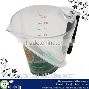 Food Grade Material PS PVC Handle 250ML Measuring Cup CK-2022 thumbnail-1