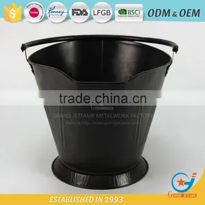 Metal Ash Can Scuttle Bucket Coal Scuttles thumbnail-3