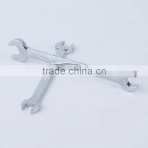 10 Pcs Mirror Surface Double End Wrench Set,ANSI Double Open End Wrench Set,metric CR-V Anti-rust Double Open End Wrench Set thumbnail-3