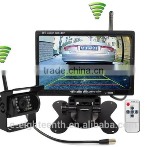 2016 Wireless HD 7" Monitor Car Rear View Reverse Camera for Truck Trailer 2x Antenna thumbnail-2