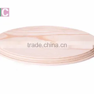 2016 Handcraft Unfinished Round Wooden Serving Plate thumbnail-3