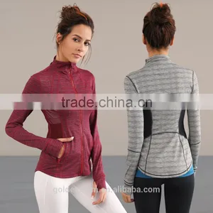 280 Gsm Nylon Blend Elestane Gym Tops Women thumbnail-1