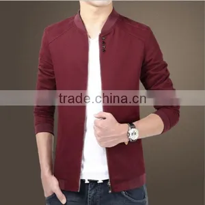 Top Quality Men's Wholesale Blank Baseball Jacket thumbnail-1