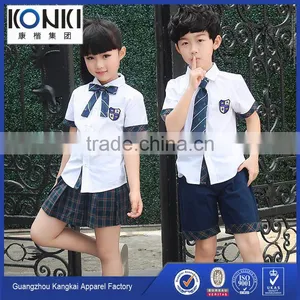 White School Uniforms Shirt Navy Short/skirt School Uniform Factory thumbnail-1