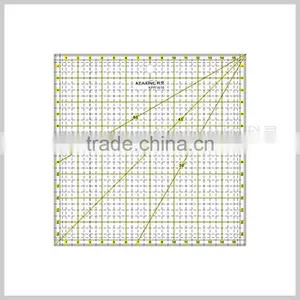 Kearing Rigid Plastic Patchwork Quilting Rulers Metric Squares for Quilt 16 * 16 CM #KPR1616 thumbnail-1
