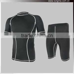 Blank MMA Surf Cycling Couple Rash Guard Compression Underwear Apparel Supplier thumbnail-4