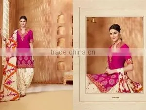 Embroidery Patiala Readymade Designer Suits thumbnail-1