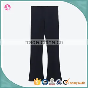 2016 Ladies Top Design Fashion Custom Women Apparel Bell-bottom Pants Wholesale thumbnail-1