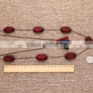 Zm35074a Latest Deisgn Jewelry Wood Beads Necklace Accessories for Women thumbnail-4