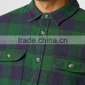 New Model Flannel Long Sleeve Shirt for Man thumbnail-2