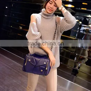 2016 New Design Hollow Out Genuine Leather Young Lady Tote Bag Women Handbag Shouder Bags for Women thumbnail-1