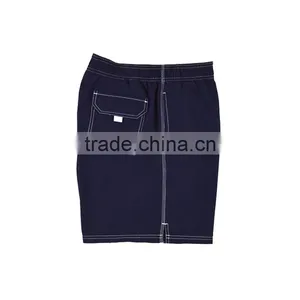 Men Microfibre Peach Base Style Boardshorts, 100% Polyester Solid Color Board Short thumbnail-3
