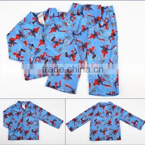 Coat Style Pajamas Spiderman Set Sleep Wear thumbnail-2