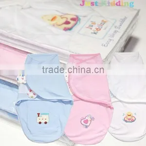 Cheap Plain 100% Nicety Baby Swaddling Baby Wrap Blanket thumbnail-1